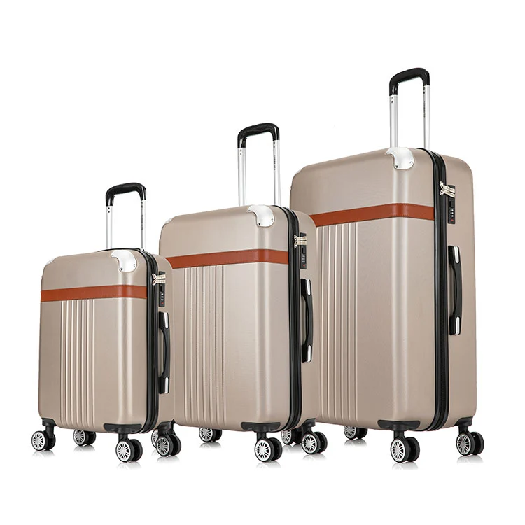 Retro zavazadlo ABS s řemínkem z umělé kůže